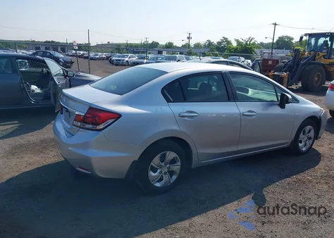 2015 Honda Civic Lx из США, поврежденный, VIN 19XFB2F51FE006375